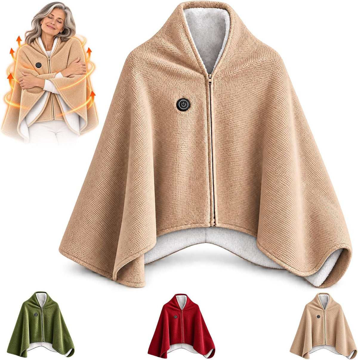 Heated Blanket Shawl