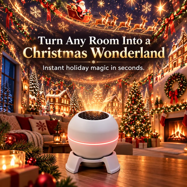🎅LAST DAY SALE 49% OFF-🔥 Turn Any Room Into a Christmas Wonderland – Holiday Projection Night Light