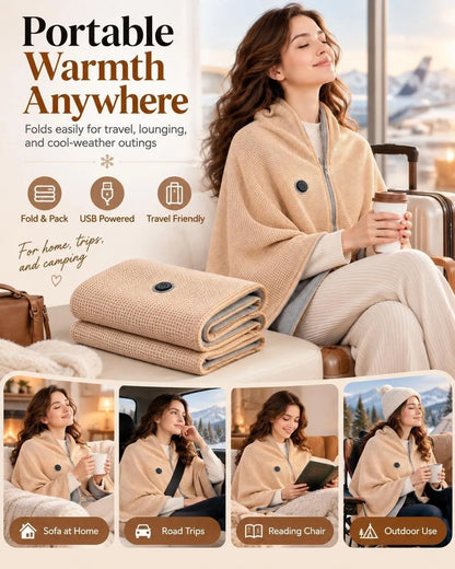Heated Blanket Shawl